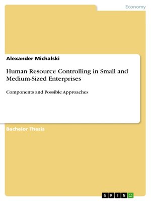 cover image of Human Resource Controlling in Small and Medium-Sized Enterprises